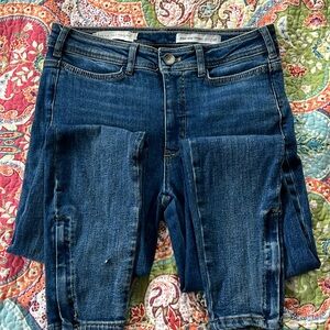 Anthropologie, Pilcro and the Letterpress jeans, size 28, high rise skinny